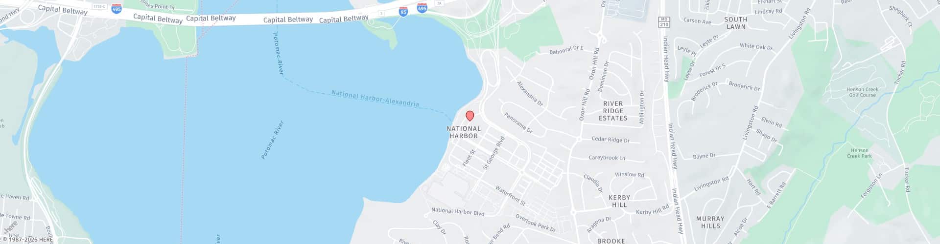 Location Map: 120 Waterfront Street National Harbor, MD 20745