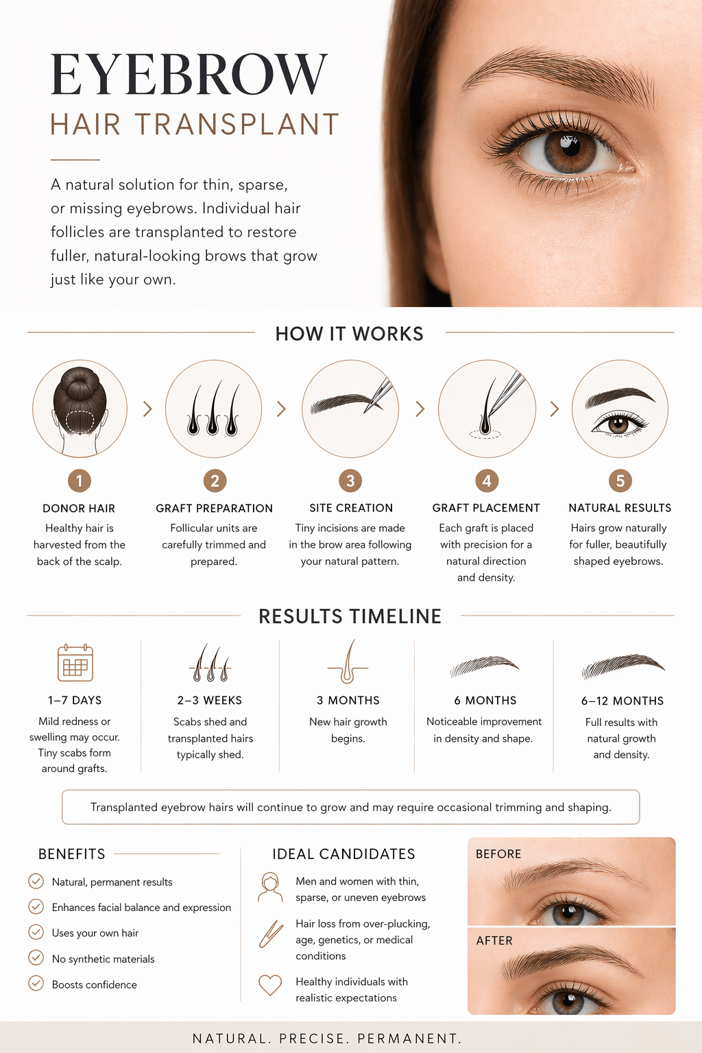 Eyebrow transplant